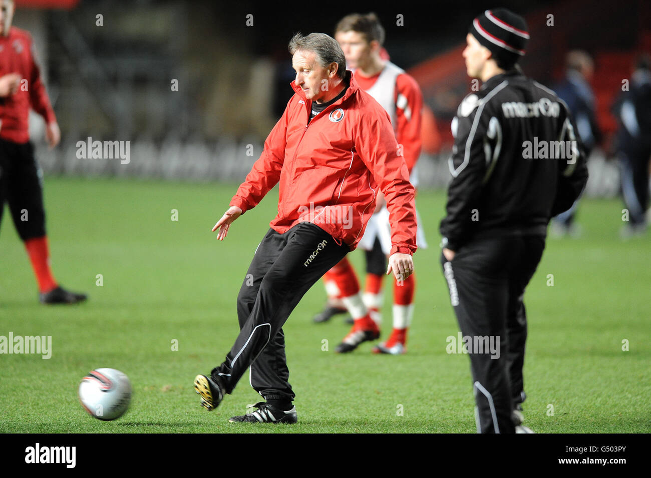 Calcio - fa Youth Cup - Fifth Round - Charlton Athletic v Tottenham Hotspur - The Valley. Steve Avory, Charlton Athletic Academy Manager Foto Stock