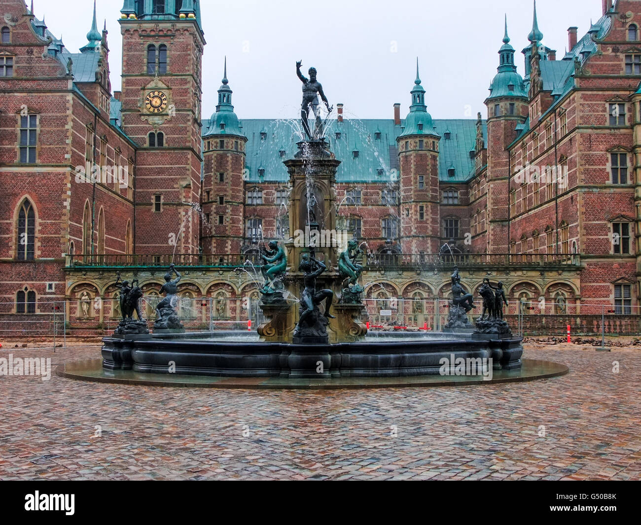 Il Castello di Kronborg, patrimonio UNESCO a Copenhagen, Danimarca. Foto Stock