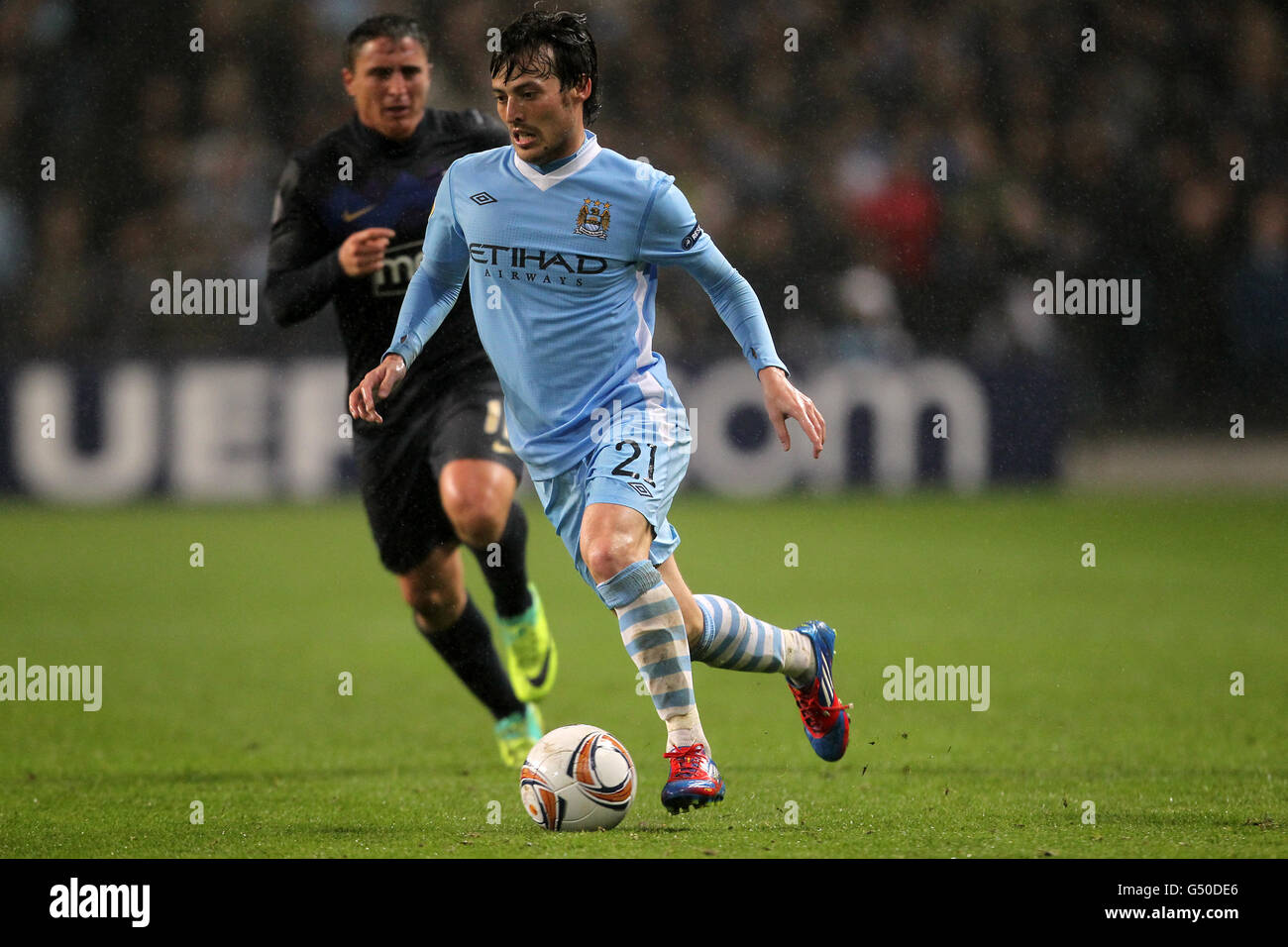 Soccer - UEFA Europa League - Round di 32 - Seconda tappa - Manchester City V FC Porto - Etihad Stadium Foto Stock