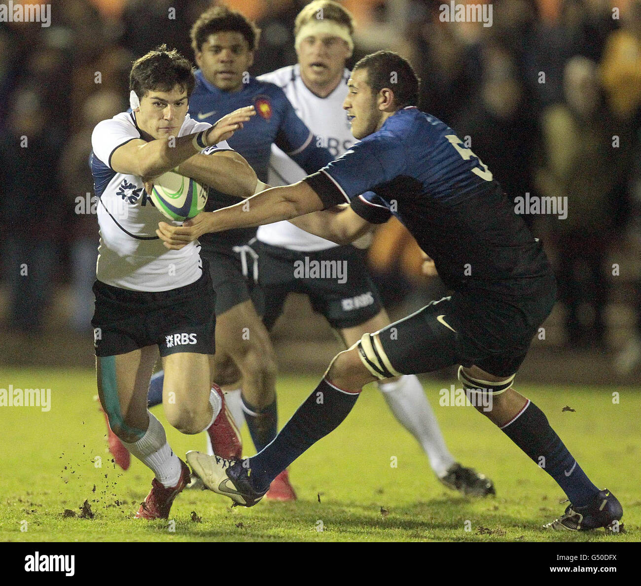 Rugby Union - Sotto 20's RBS 6 Nazioni campionato - Scozia U20 v Francia U20 - Netherdale Foto Stock