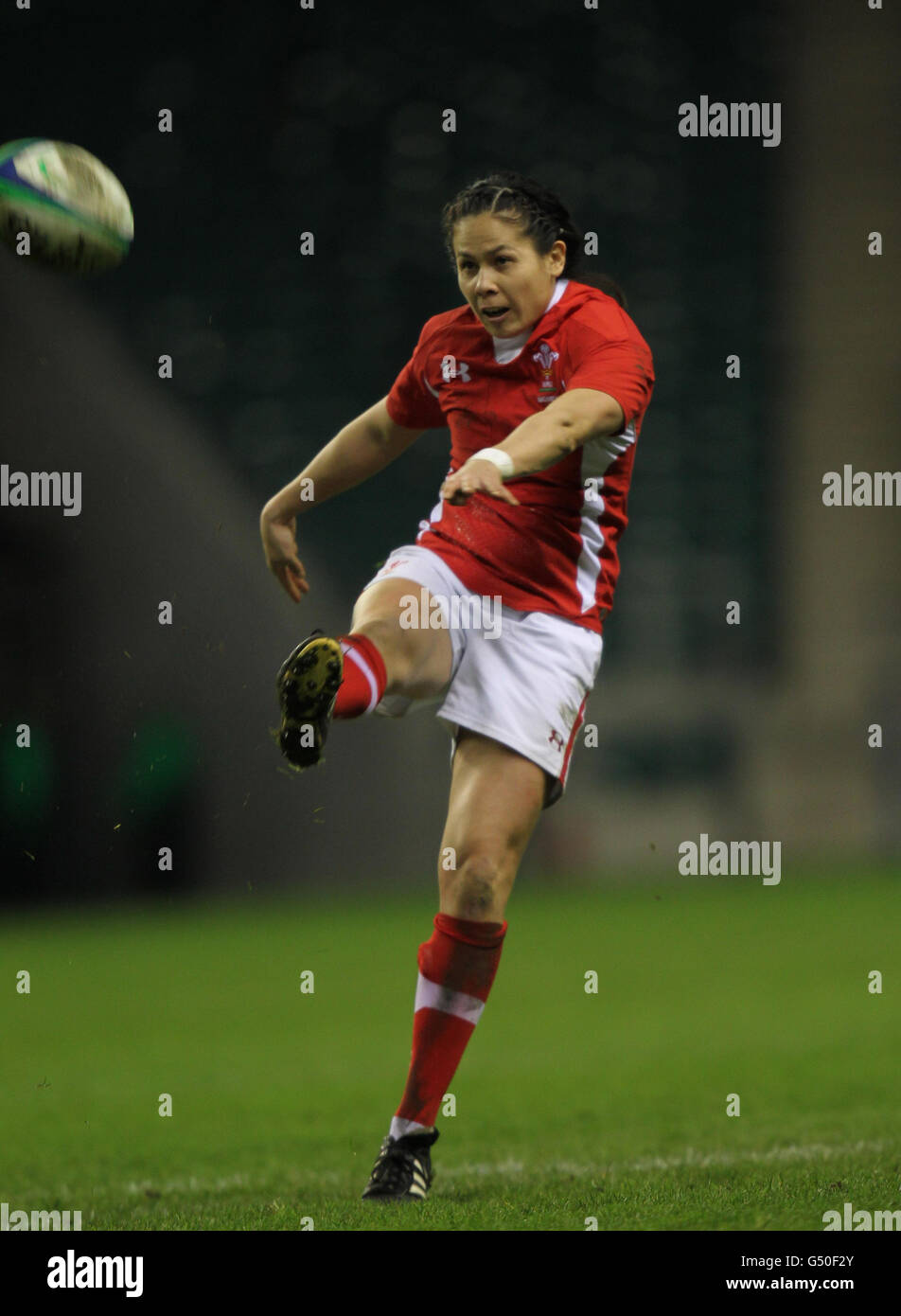 Rugby Union - Donne RBS 6 Nazioni Campionato 2012 - Inghilterra e Galles - Twickenham Foto Stock