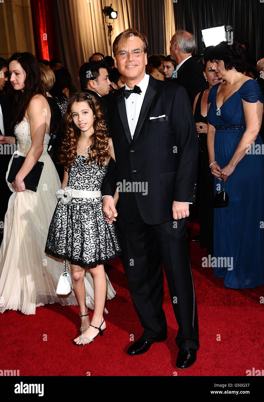 Aaron Sorkin arriva per l'84° Academy Awards al Kodak Theatre di Los Angeles. Foto Stock