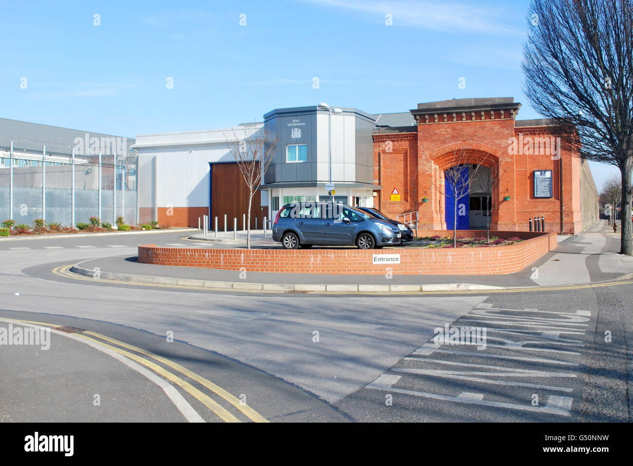 Prigione Stock, Nottingham prigione. Vista generale del carcere di Nottingham Foto Stock