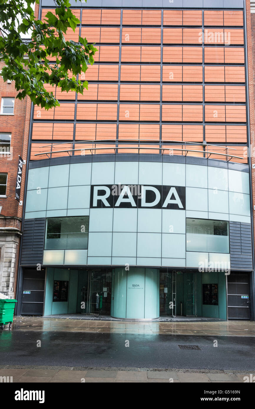 La Reale Accademia di Arte Drammatica (RADA) su Malet Street, Londra, Regno Unito Foto Stock