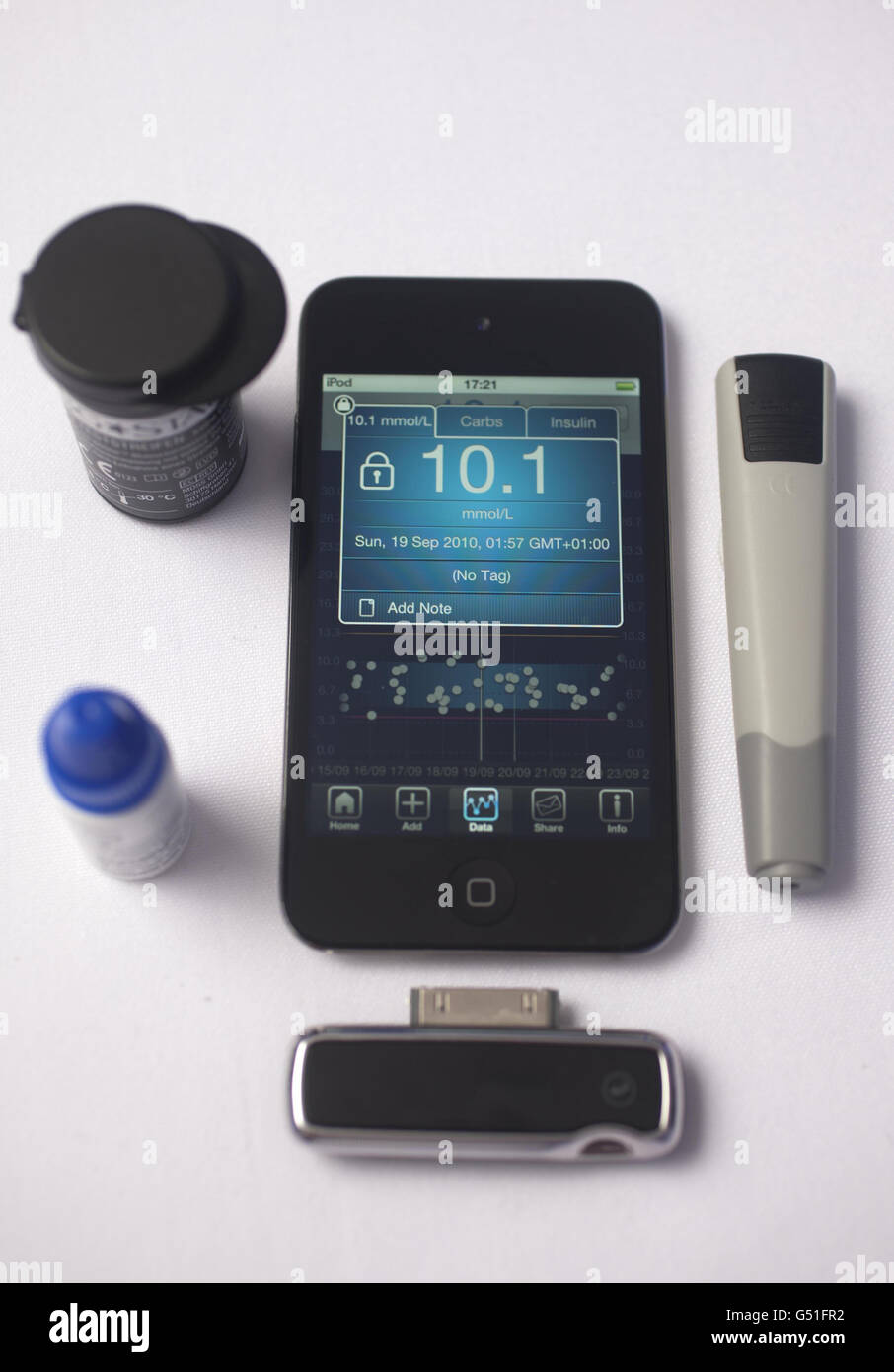 Il sistema di monitoraggio della glicemia Sanofi iBGStar (BGM), che si  collega direttamente all'iPhone e all'iPod touch di Apple, consente alle  persone con diabete insulino-dipendente di gestire i livelli di glucosio nel