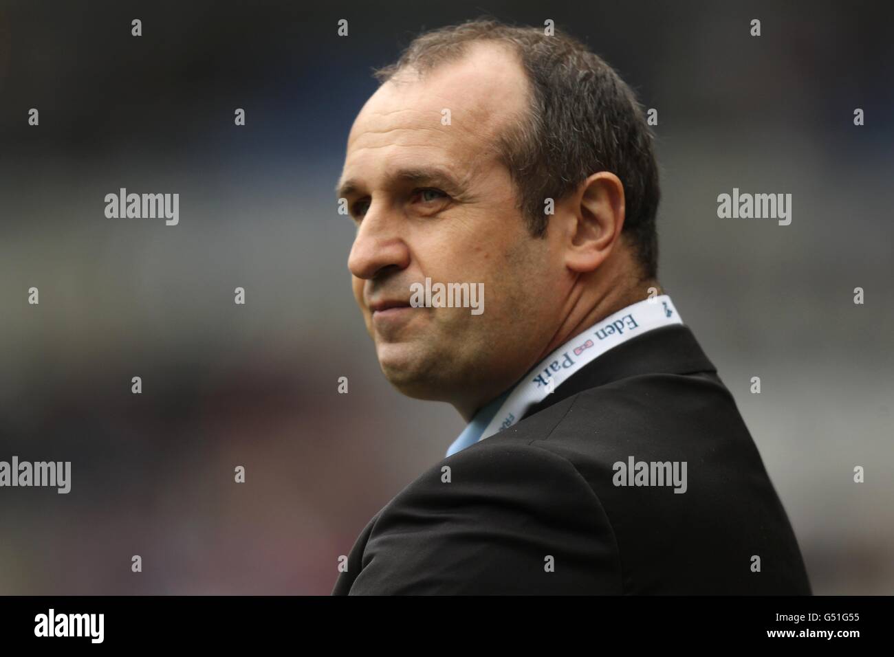 Rugby Union - RBS 6 Nations Championship 2012 - Francia / Inghilterra - Stade de France. Philippe Saint-Andre, pullman in Francia Foto Stock