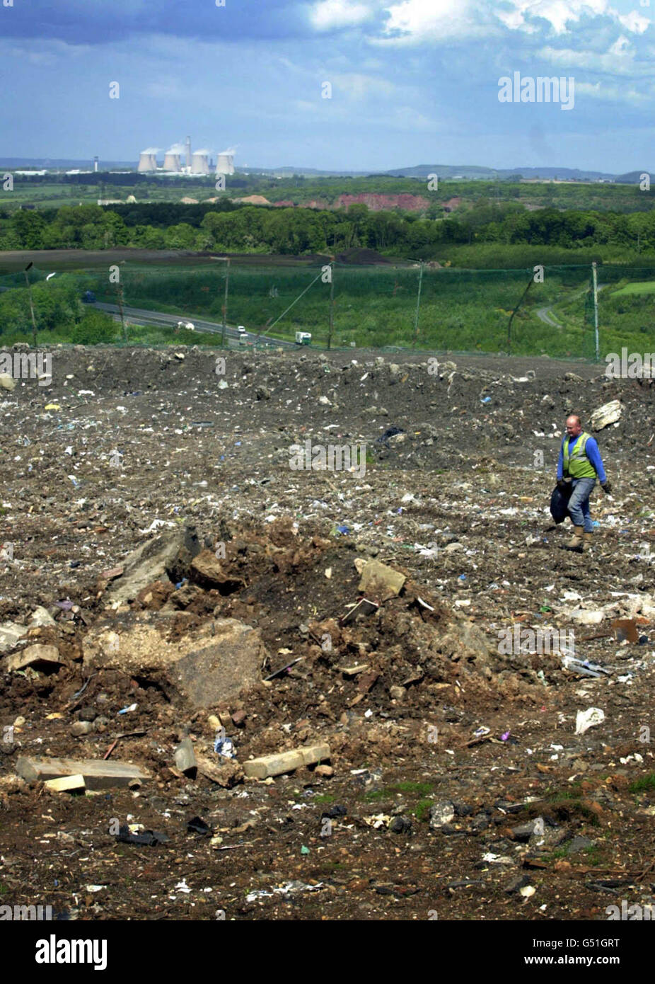 Govt rifiuti Piano di riciclo Foto Stock