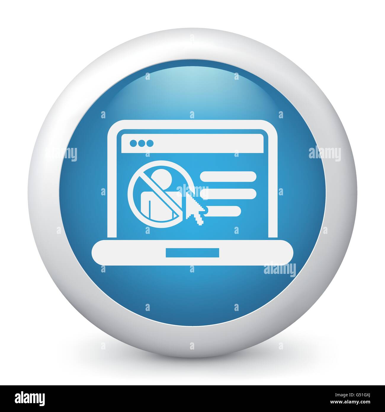 Icona di prenotazione biglietto treno sul web agency Illustrazione Vettoriale