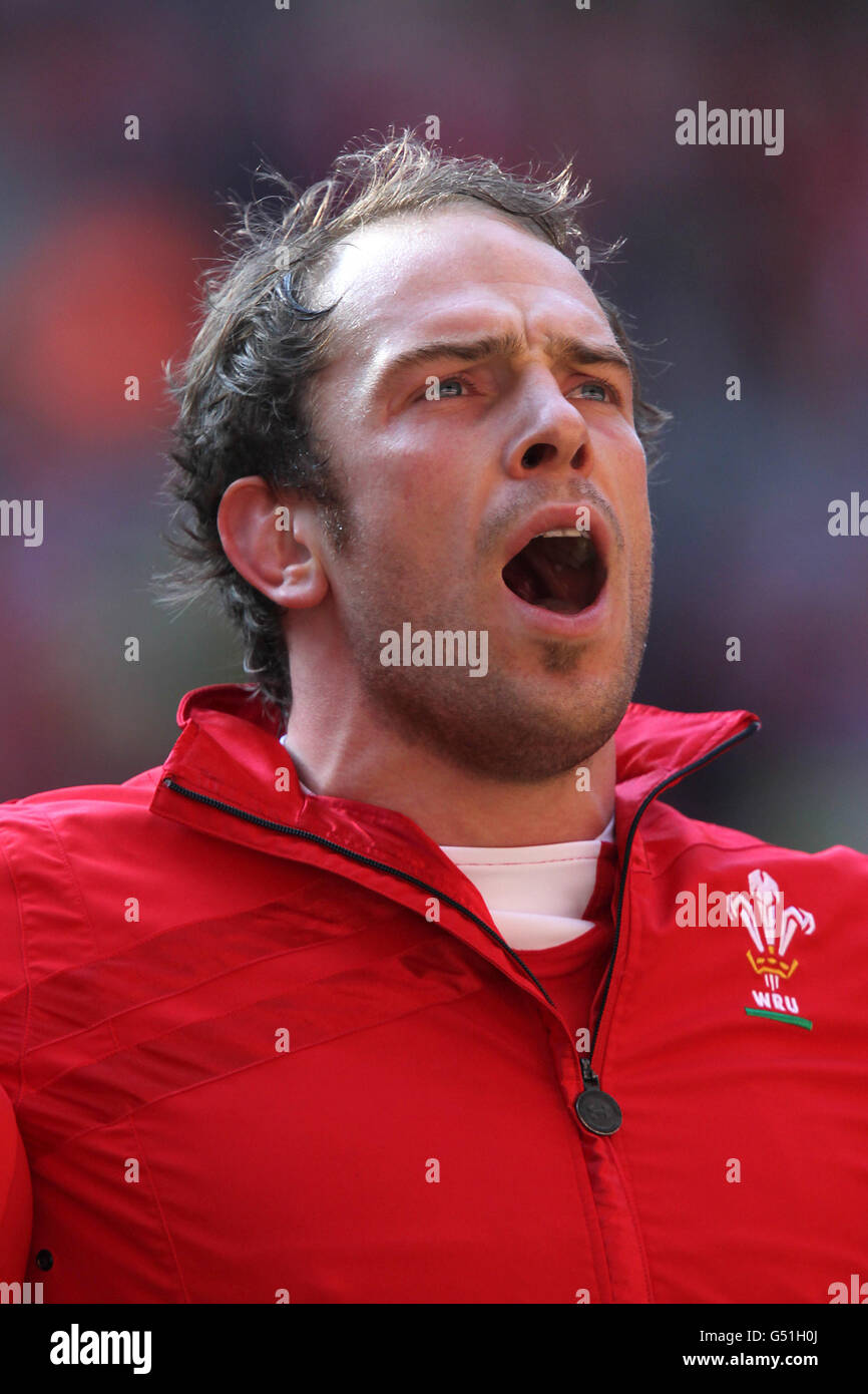 Rugby Union - RBS 6 Nations Championship 2012 - Galles / Italia - Millennium Stadium. Alun Perchè Jones, Galles Foto Stock