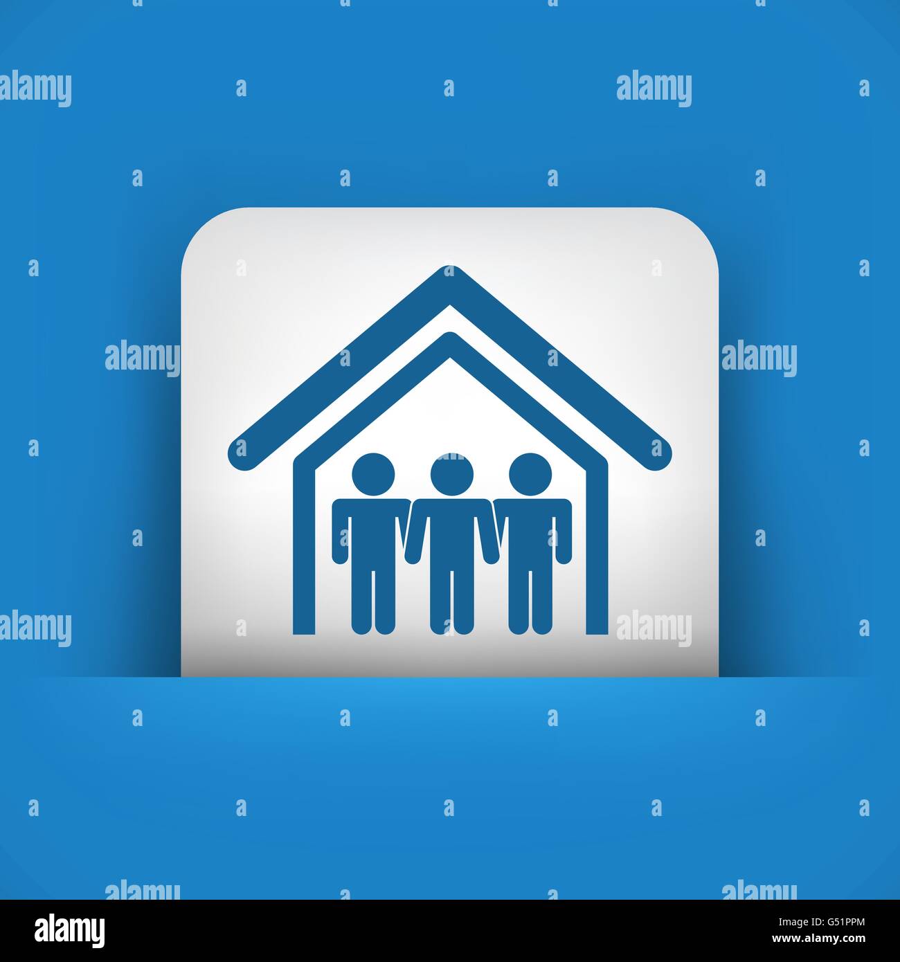 Illustrazione di real estate icona Illustrazione Vettoriale