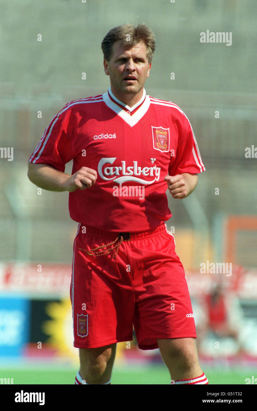 Calcio - Trofeo Monchengladbach 1995 - terzo posto Match - Liverpool / Fiorentina - Bokelbergstadion. JAN MOLBY, LIVERPOOL Foto Stock