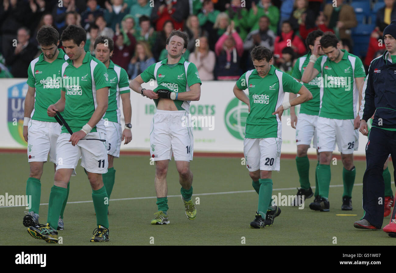 Hockey - FIH Giochi Olimpici torneo di qualificazione - Irlanda v Corea del Sud - Belfield Foto Stock