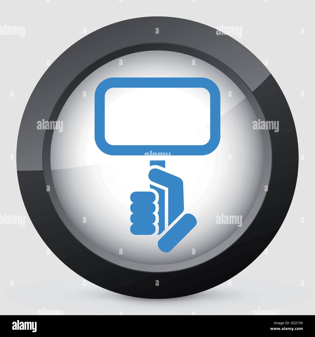 Cartello azienda icona del concetto Illustrazione Vettoriale