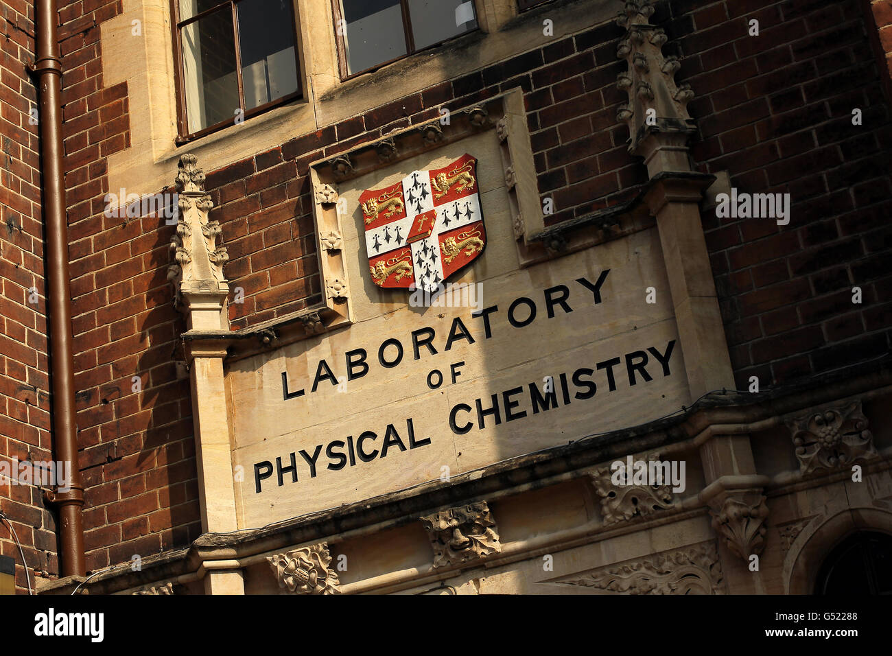 Vecchi laboratori Cavendish - Università di Cambridge Foto Stock