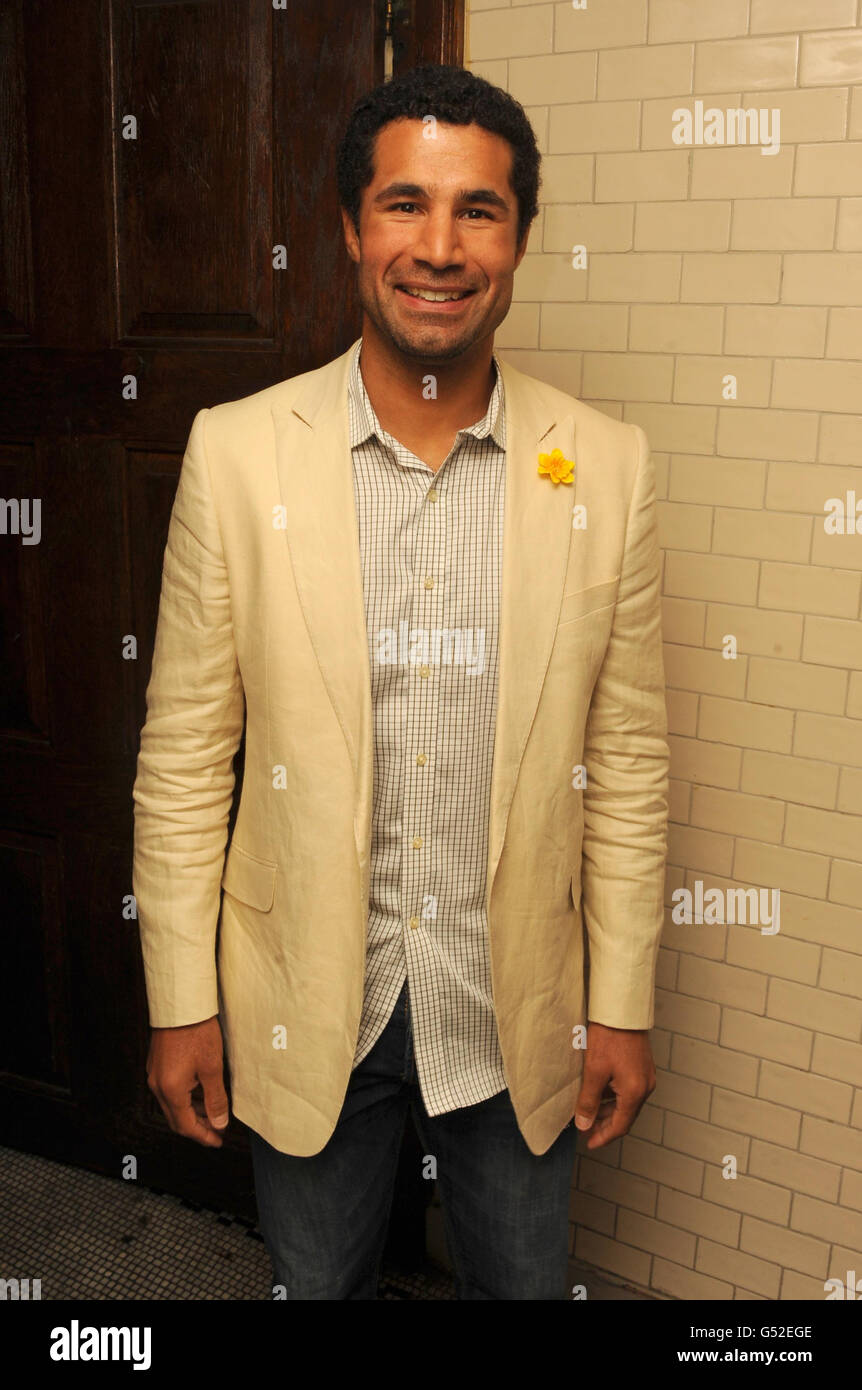 Richard Parks arriva al party Sport Relief First Nation Home, a Soho House, nel centro di Londra. Foto Stock