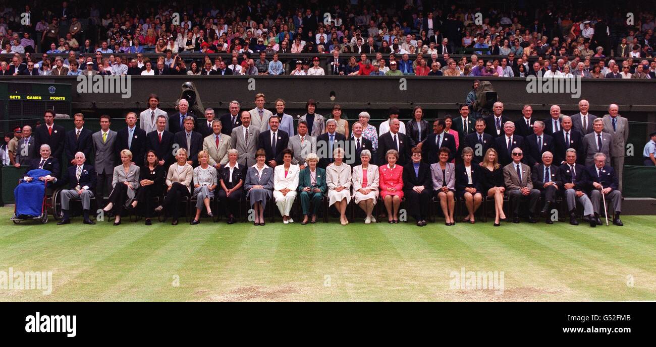 Gruppo di Wimbledon di Champions Foto Stock