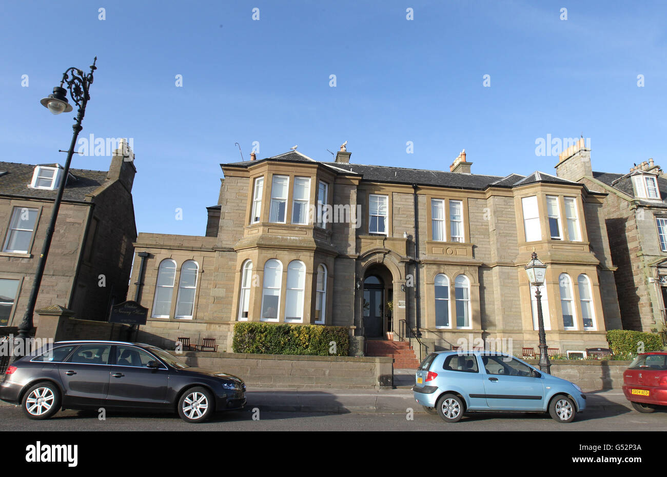 Una vista della casa di cura di Orchar a Broughty Ferry, vicino a Dundee, come la morte di cinque anziani residenti nella casa di cura entro lo spazio di due giorni sono oggetto di indagini da parte della polizia. Foto Stock