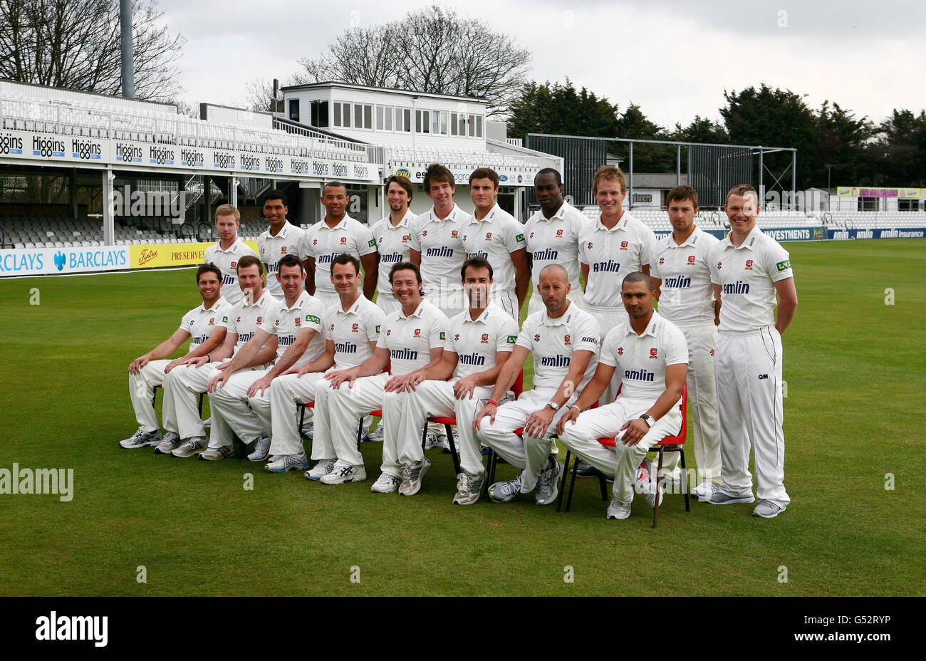 Cricket - 2012 Essex CCC Photocall - Ford County Ground Foto Stock