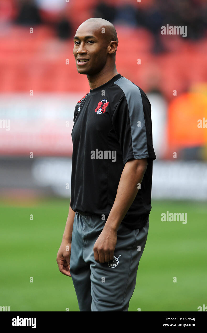 Calcio - Npower Football League One - Charlton Athletic v Leyton Orient - The Valley. Calvin Andrew, Leyton Orient Foto Stock