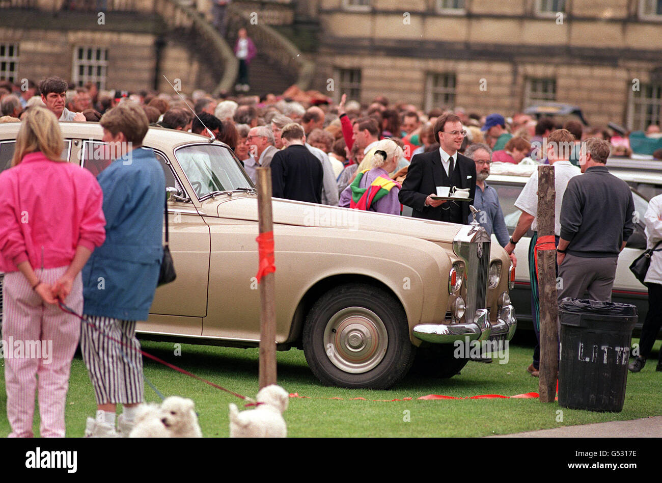 Nostell Priory auto vendita di avvio Foto Stock