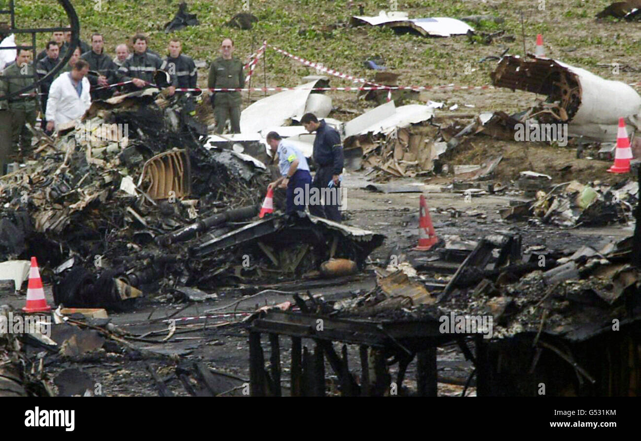 Aviazione - Concorde Crash Site - Gonesse Foto Stock