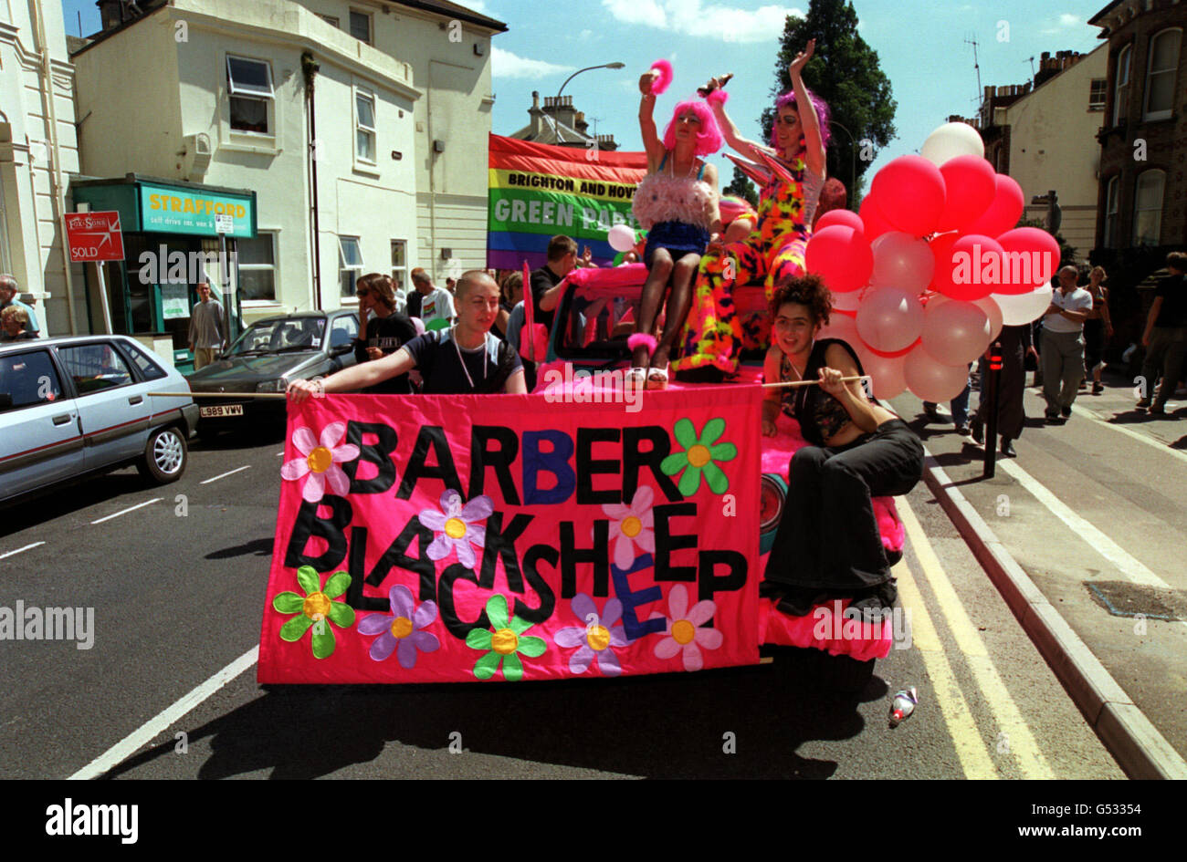Brighton Pride Parade Foto Stock