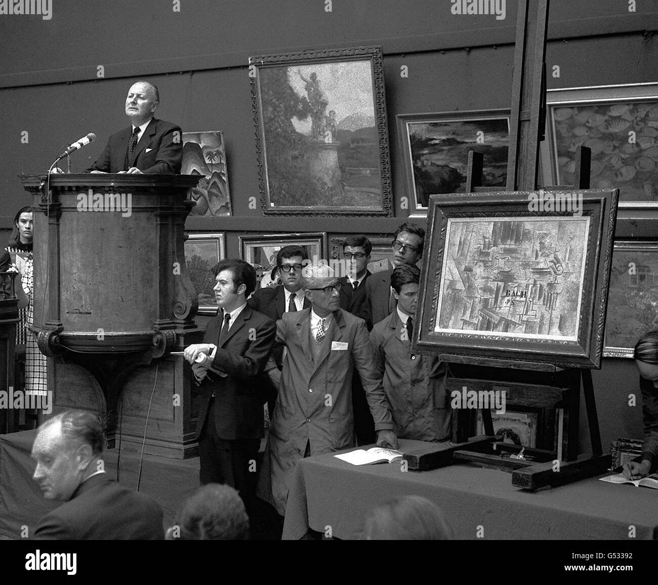 Sotheby's Art Auction Braque Foto Stock