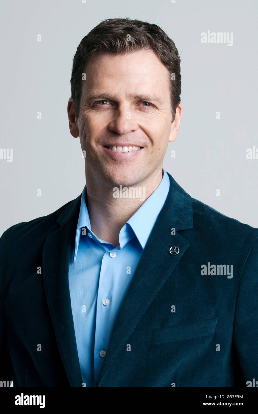 Oliver Bierhoff, team manager, al ritratto ufficiale sessione fotografica del tedesco gli uomini della nazionale di calcio, il 29.01.2012 Foto Stock