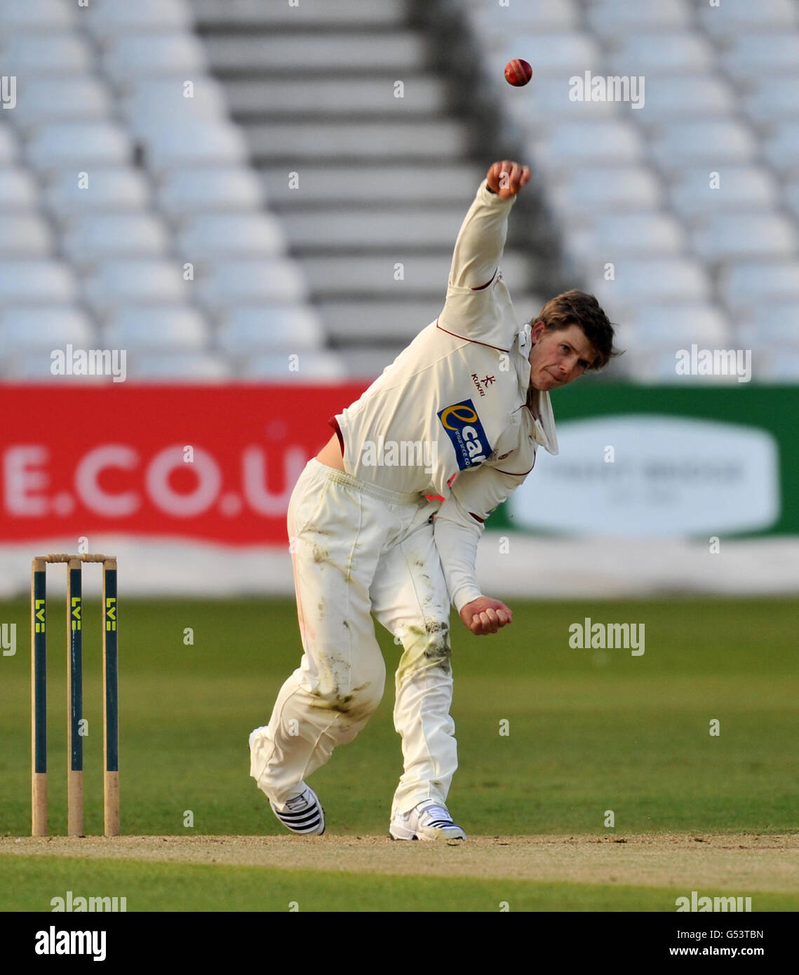 Cricket - LV= County Championship - Division One - Giorno 3 - Nottinghamshire v Somerset - Trent Bridge Foto Stock