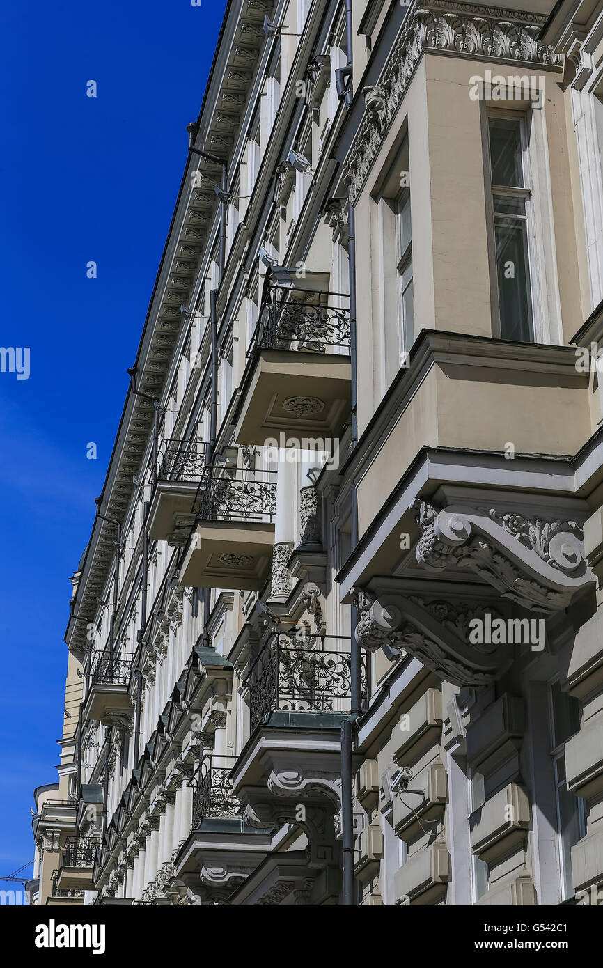 L'edificio della Duma di Stato nel centro della città di Mosca, Russia Foto Stock