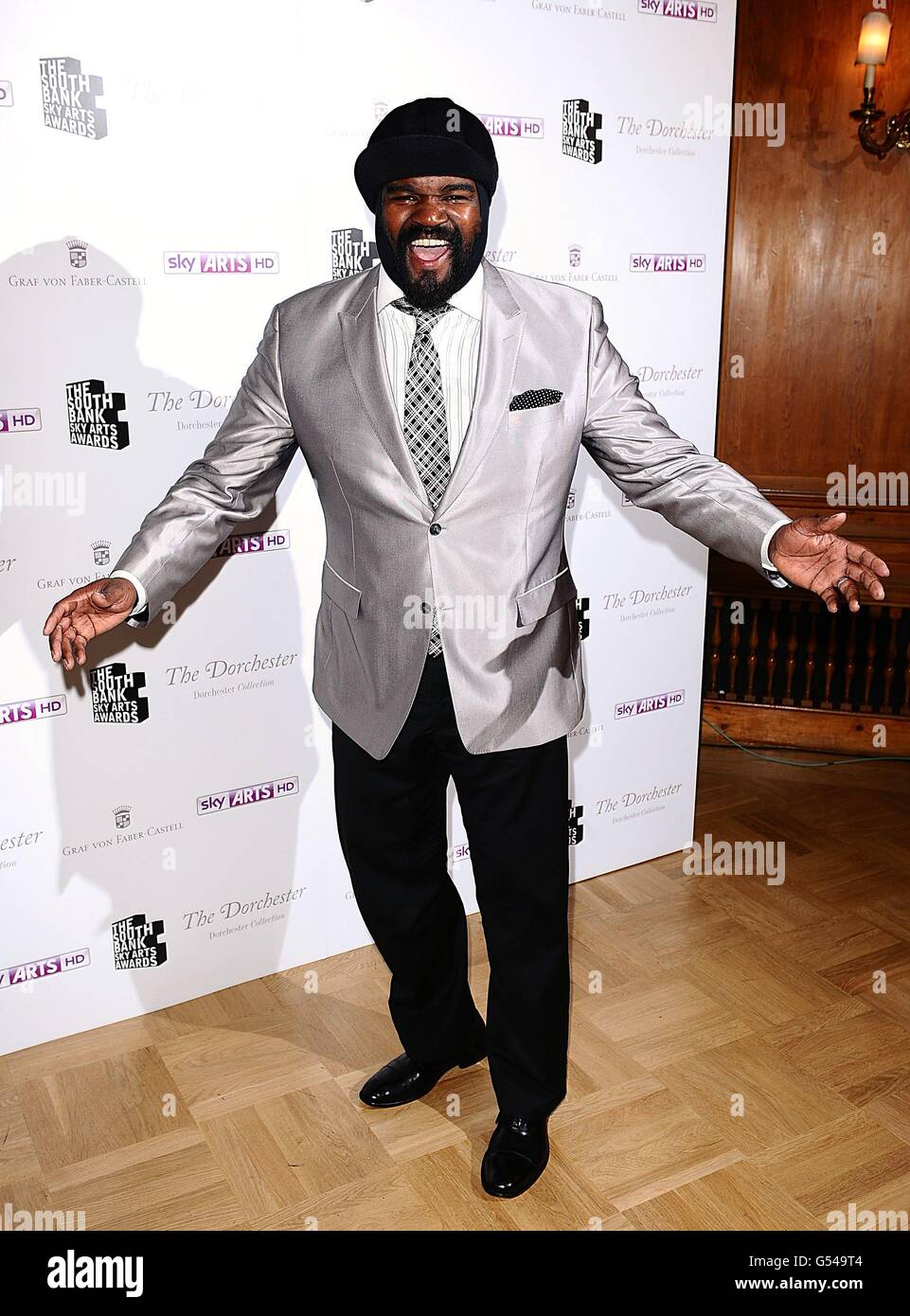 South Bank Sky Arts Awards - Londra. Gregory Porter al South Bank Sky Arts Awards 2012 al Dorchester Hotel, Park Lane, Londra Foto Stock