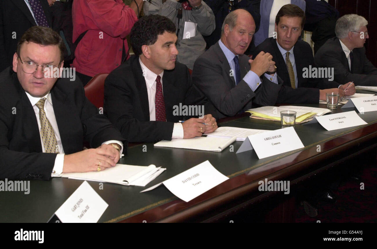 Governo task force di carburante Foto Stock