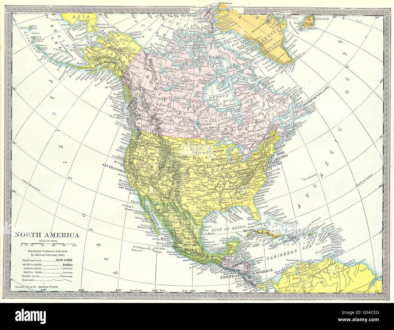 Mappa Politica Degli Stati Uniti Immagini e Fotos Stock - Alamy