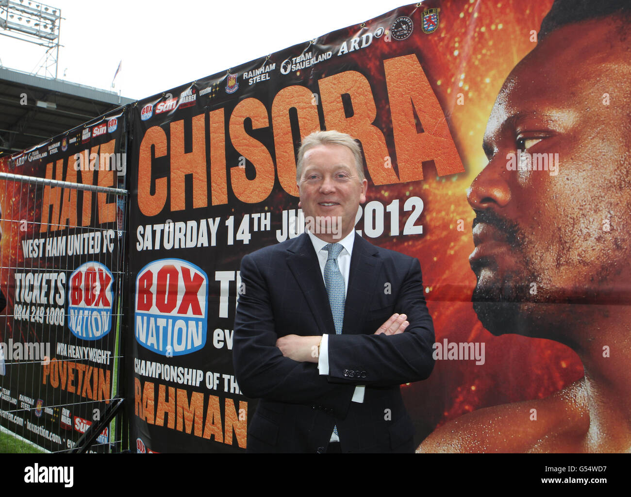 Boxing - David Haye e Dereck Chisora - Conferenza stampa - Upton Park Foto Stock