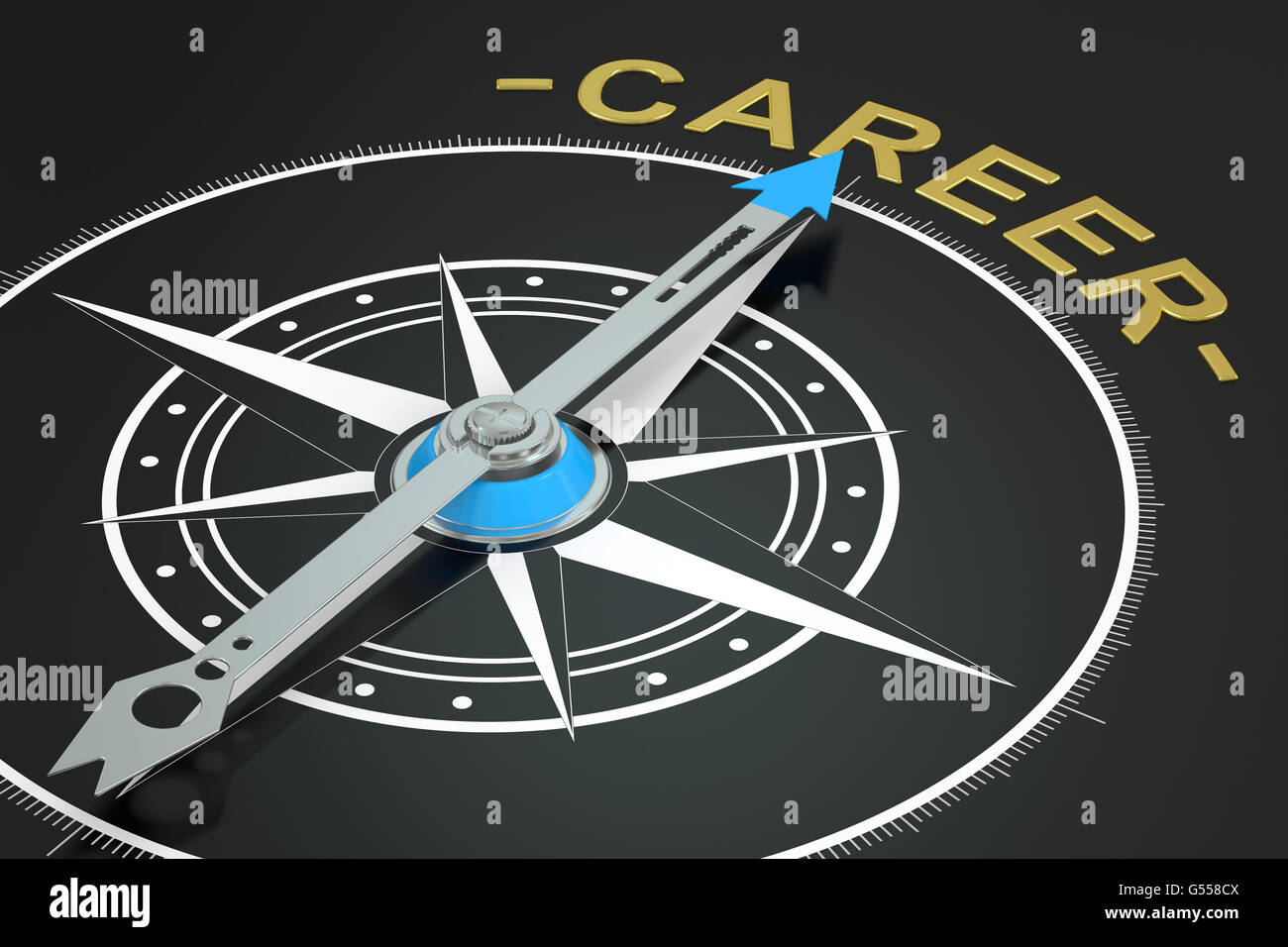 Concetto di carriera, rendering 3D Foto Stock Concetto di carriera, rendering 3D Foto Stock