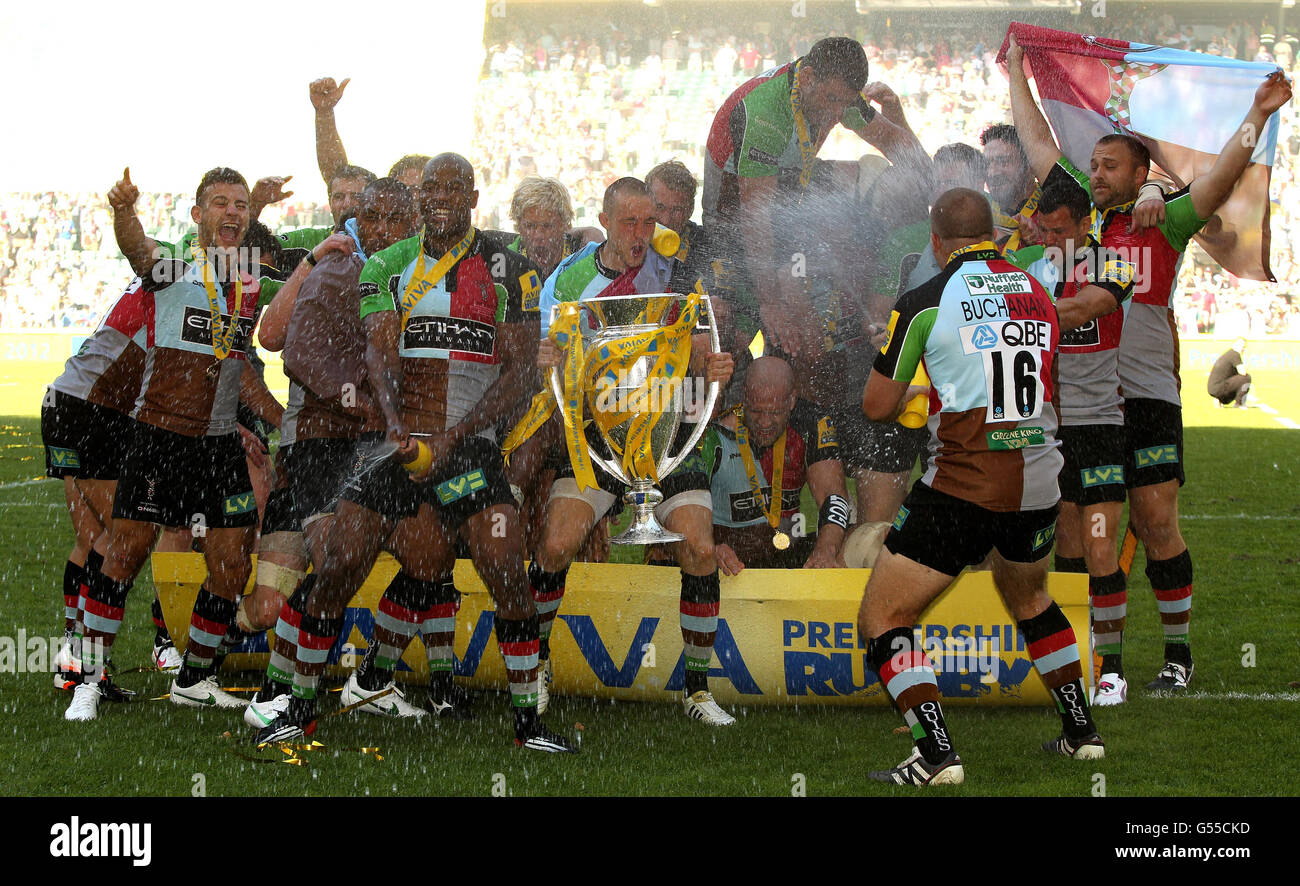 Rugby Union - Aviva Premiership - finale - arlecchini v Leicester Tigers - Stadio di Twickenham Foto Stock