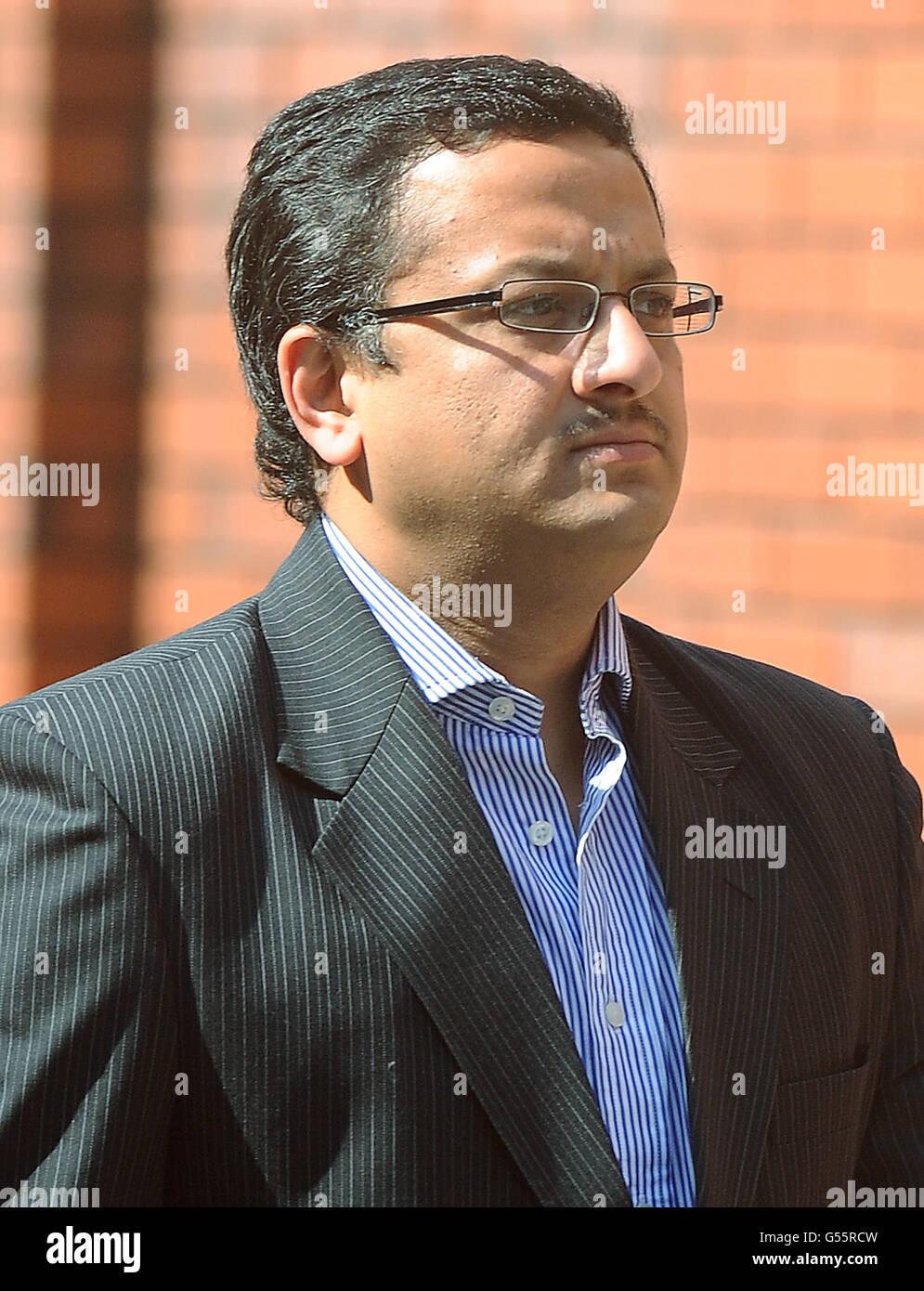 Dr Rajendra Kokkarne causa in tribunale Foto Stock