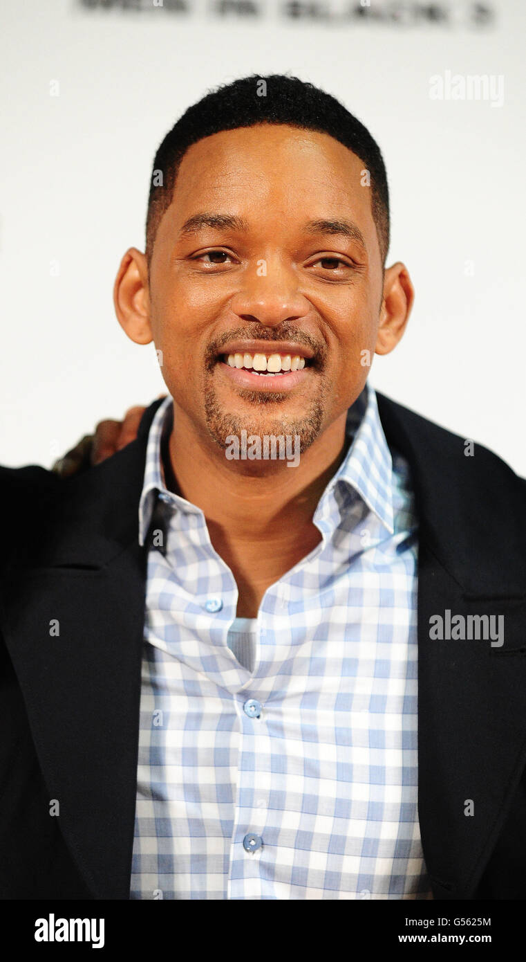 Men in Black 3D Fotocall - Londra. Will Smith presso l'Ethos Sports Center di Imperial College, Londra. Foto Stock