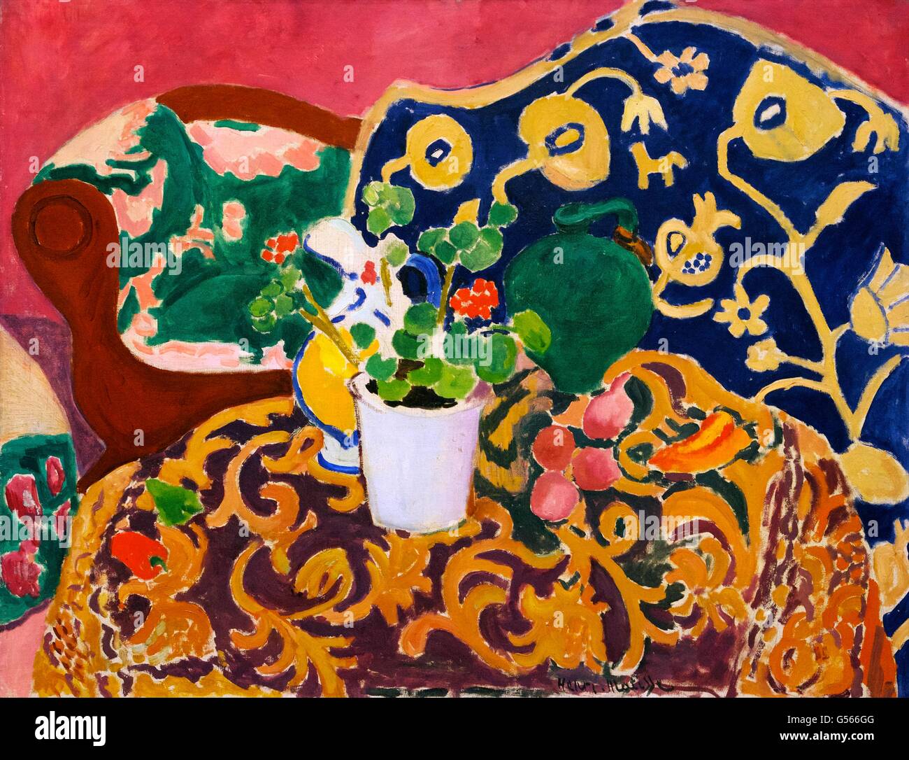 Lo spagnolo ancora in vita, da Henri Matisse, 1910, Stato Hermitage Museum di San Pietroburgo, Russia Foto Stock