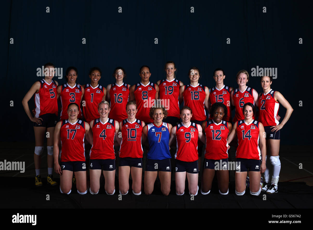 Sport - Team GB Pallavolo Photocall - Istituto Italiano di Sport Foto Stock