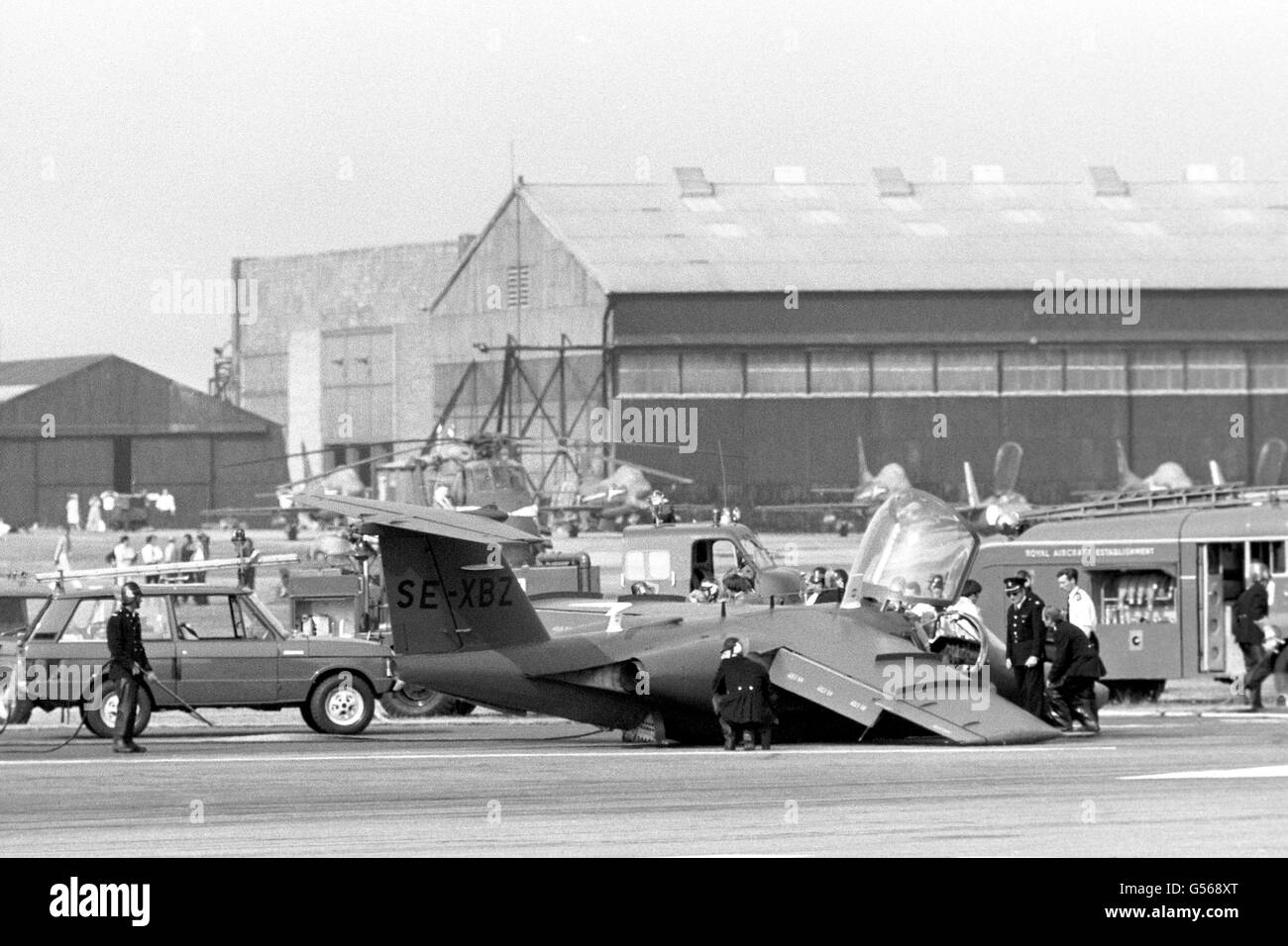 Aviazione - Airshow di Farnborough - Farnborough Airfield Foto Stock