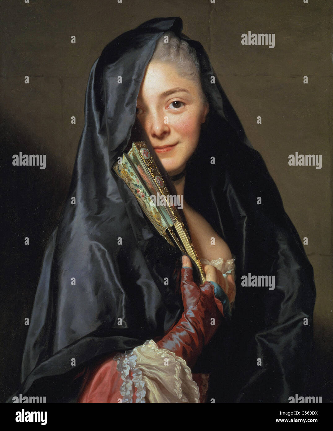 Alexander Roslin - La signora con il velo (l'artista della moglie) Foto Stock