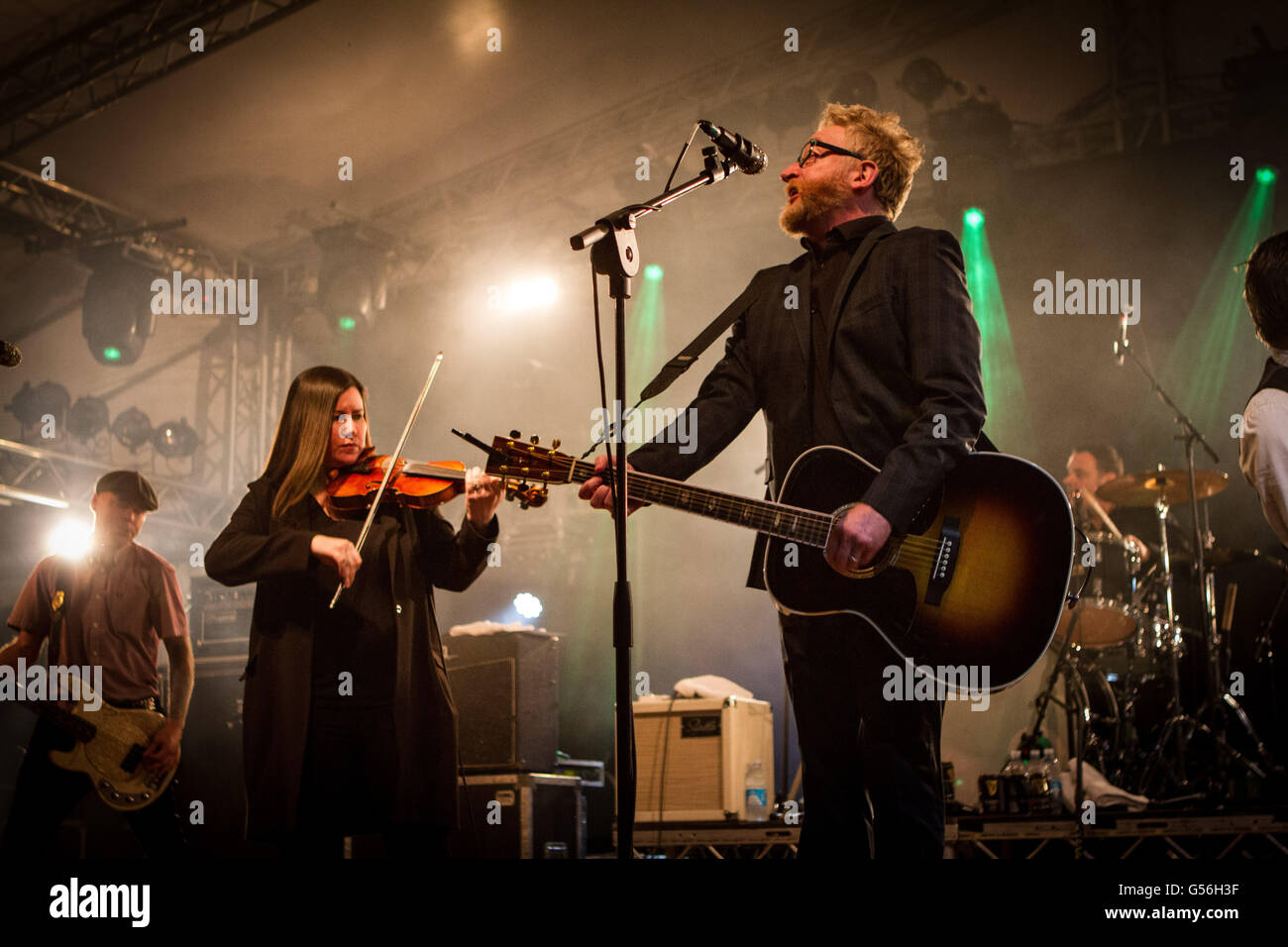 Milano,Italia XX giugno 2016 fustigazione Molly suona dal vivo presso il Circolo Magnolia, Segrate. © Davide Merli / Alamy Live News Foto Stock