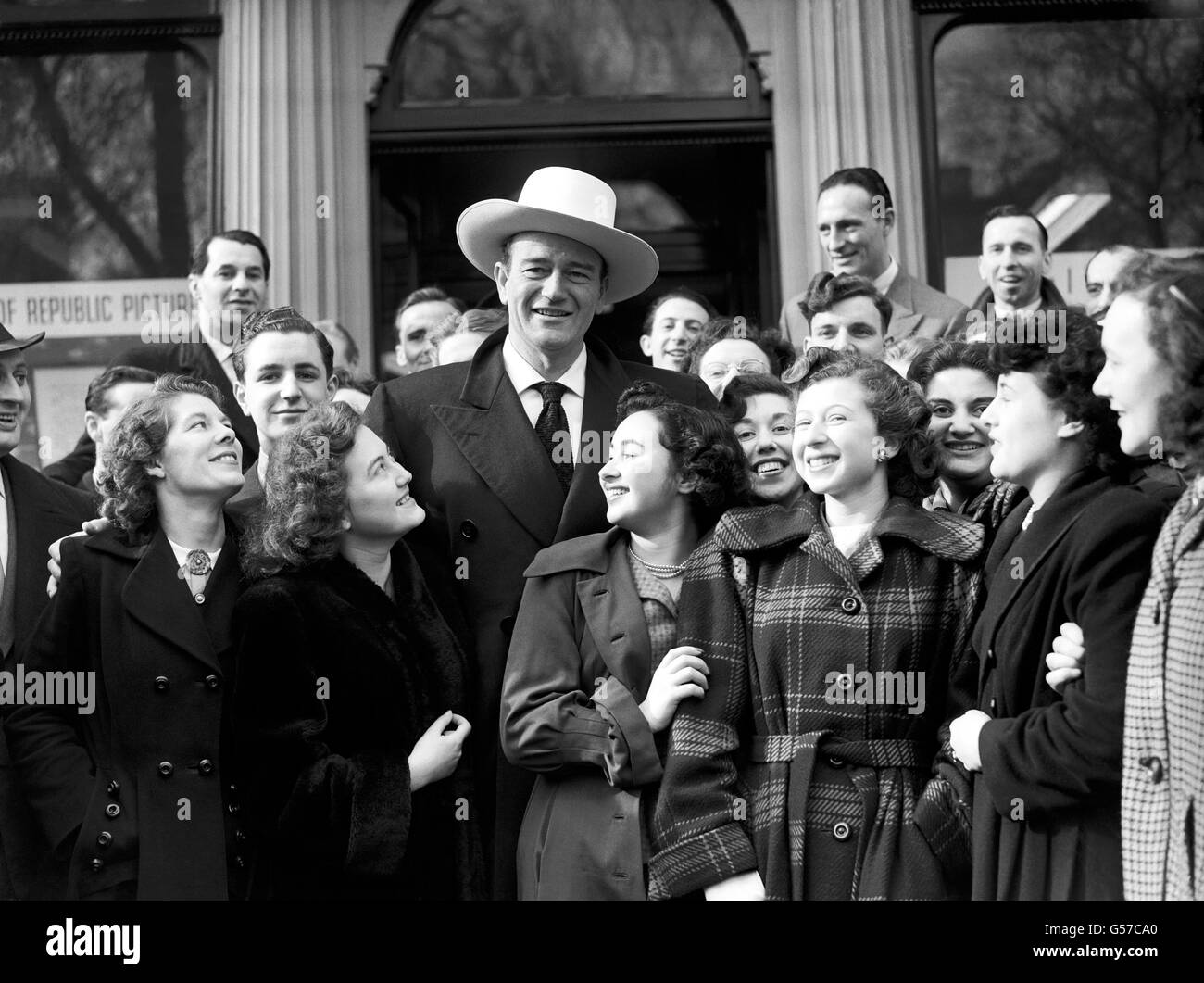 Intrattenimento - John Wayne - Repubblica House, Londra Foto Stock