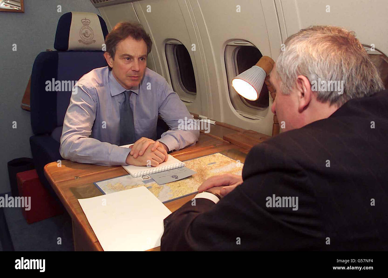 Tony Blair - Bertie Aherne - UE vertice sui Balcani Foto Stock