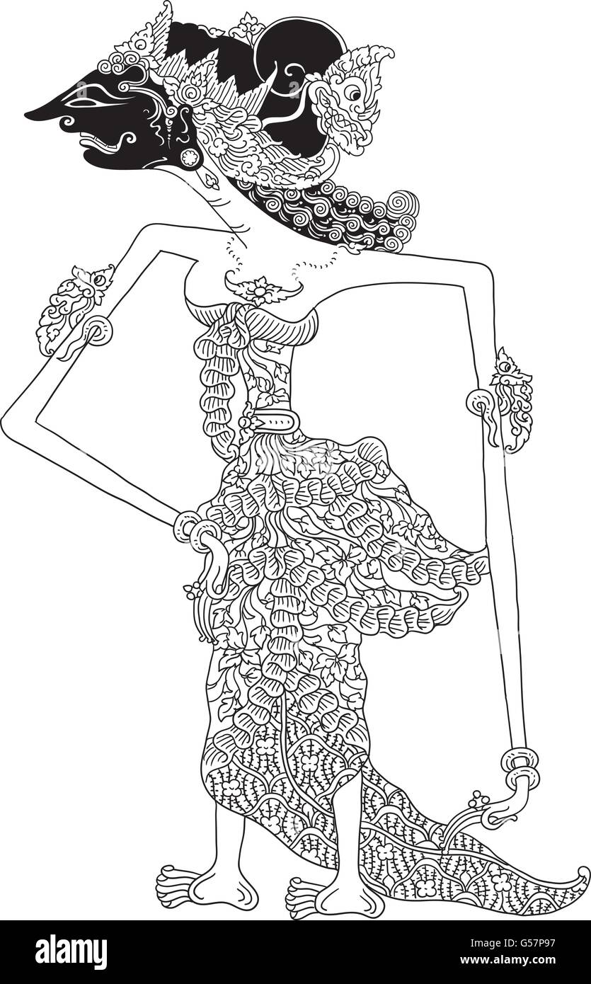 Srikandi Illustrazione Vettoriale