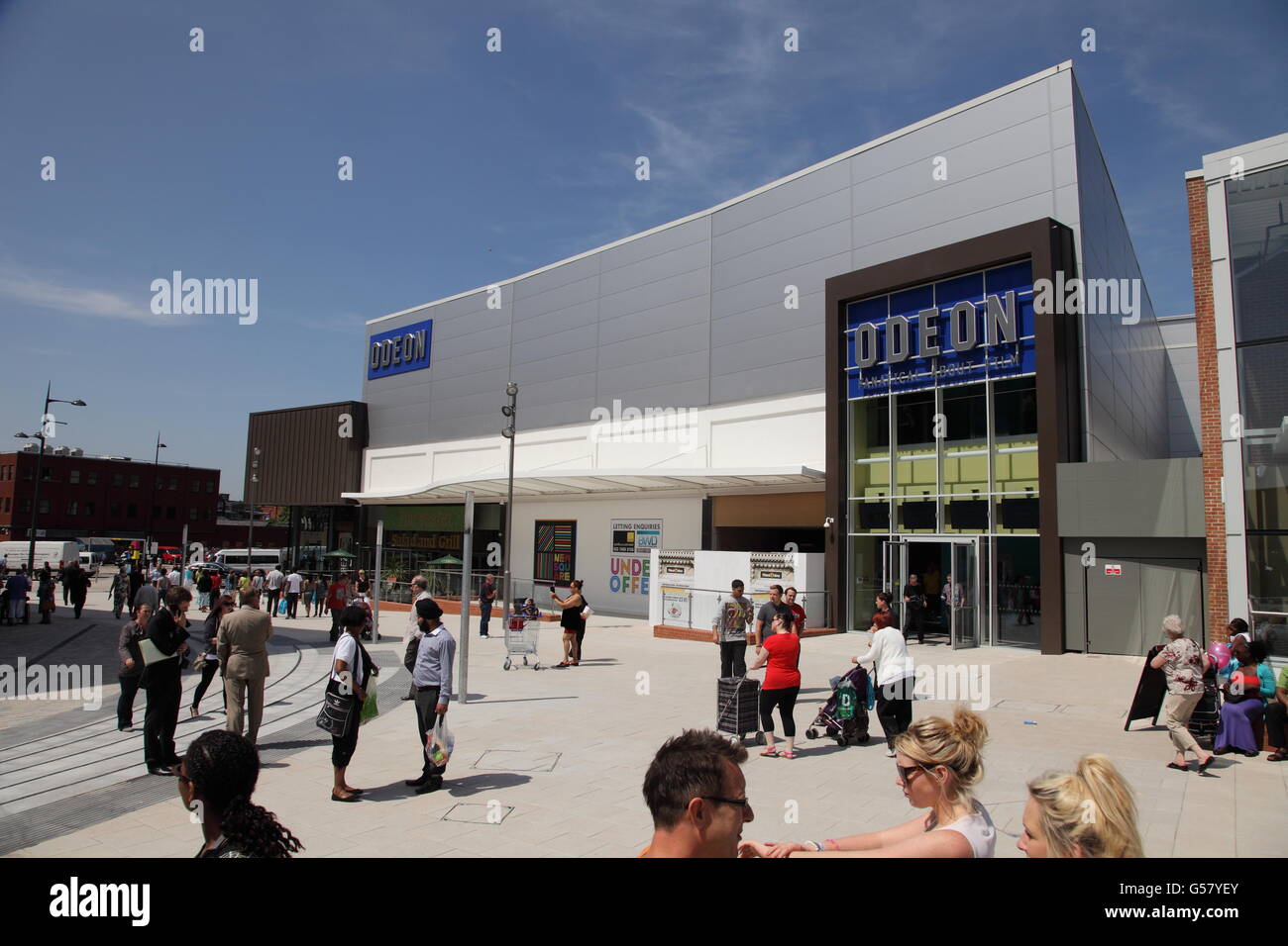Il cinema Odeon nel nuovo Square Shopping Centre West Bromwich, Foto Stock