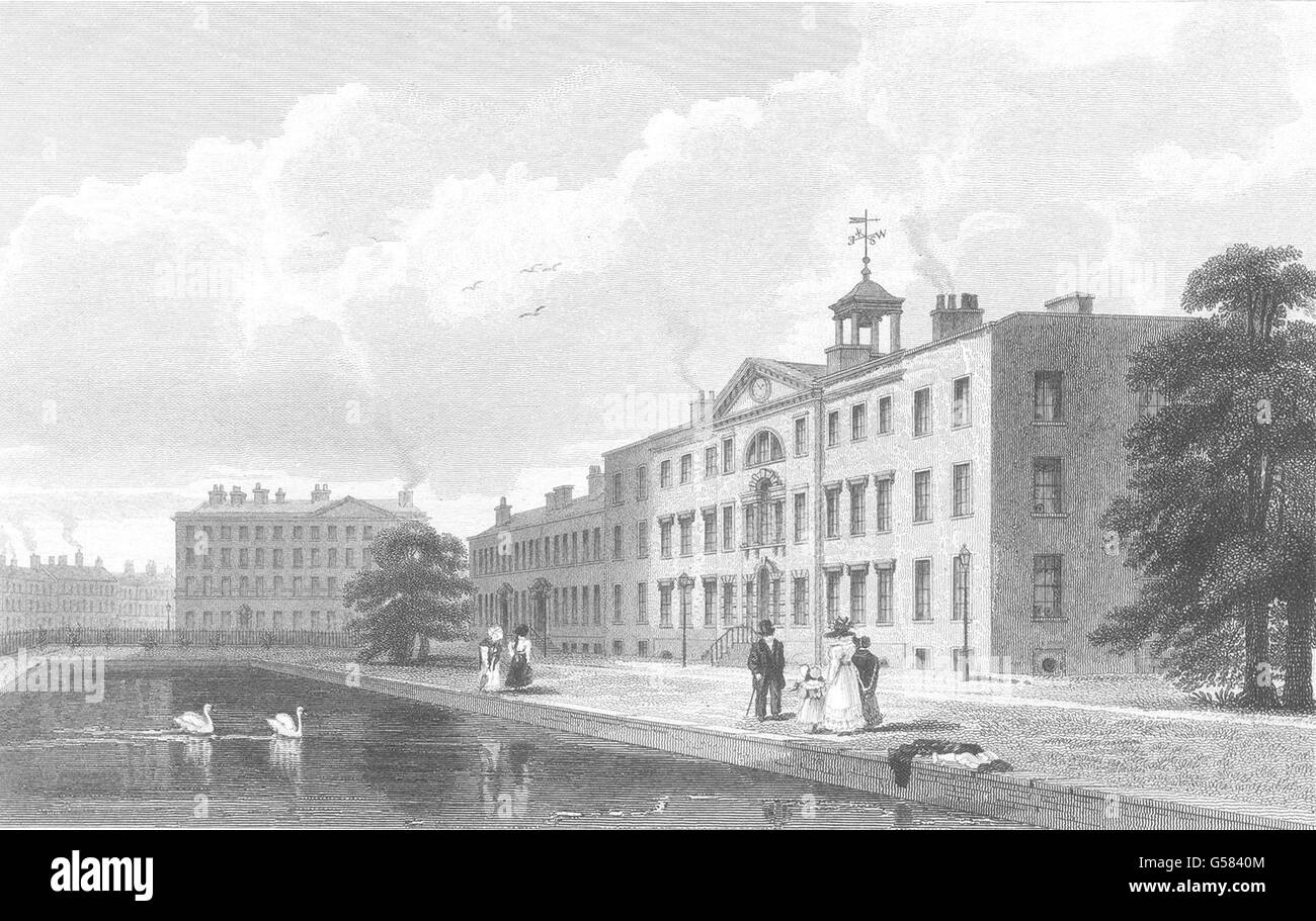 MANCHESTER: ospedale dispensario & manicomio. Austin. Cigni, 1831 Foto Stock