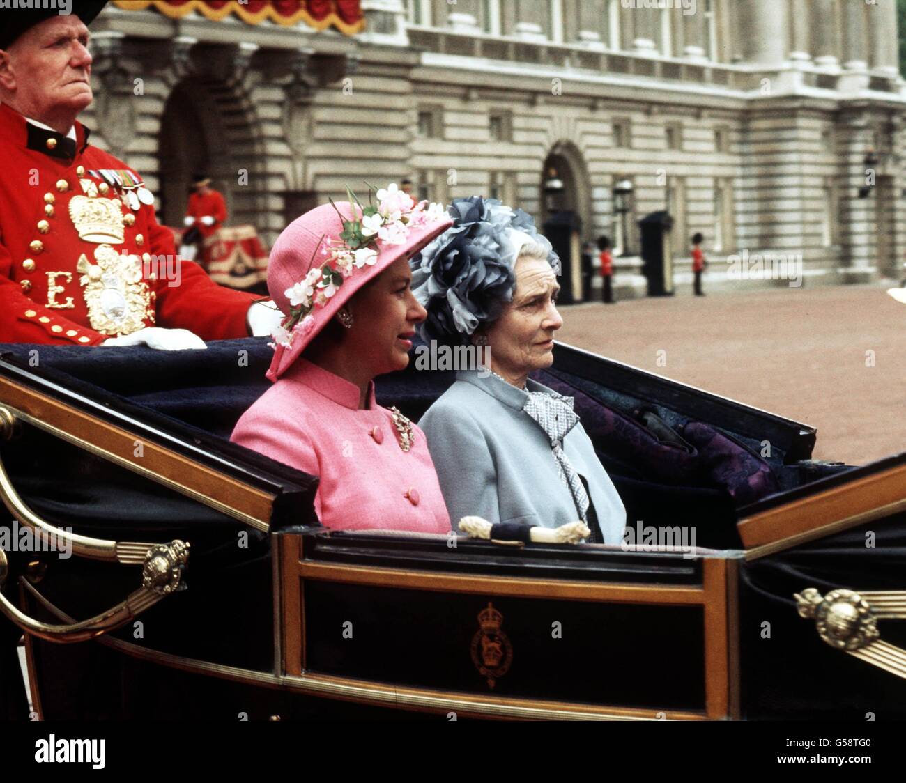Royalty - Queen Elizabeth II Silver Jubilee Foto Stock