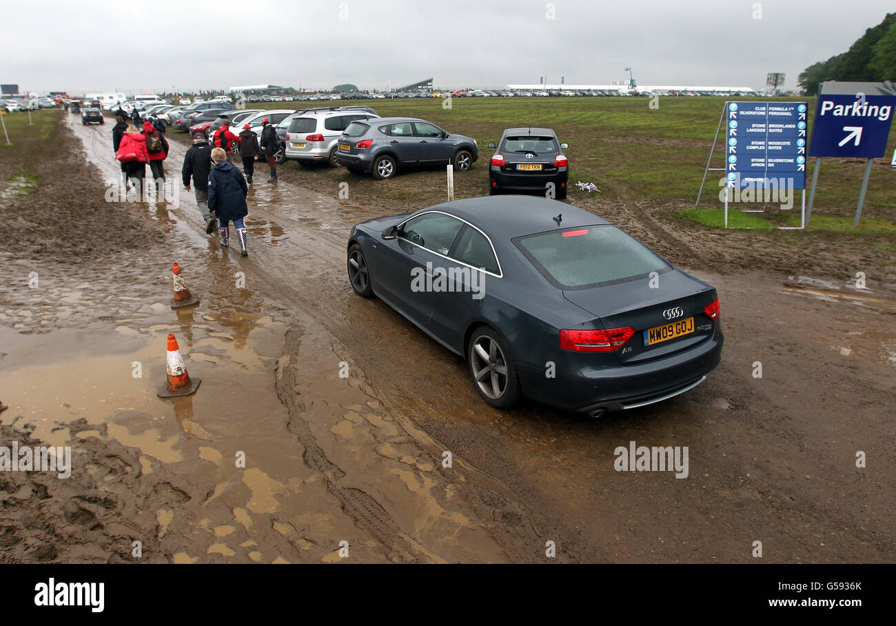 Motor Racing - 2012 del Campionato del Mondo di Formula Uno - Gran Premio di Gran Bretagna - Gara - Silverstone Foto Stock